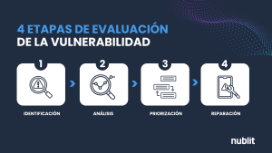 Gráfico 4 etapas evaluación de la vulnerabilidad